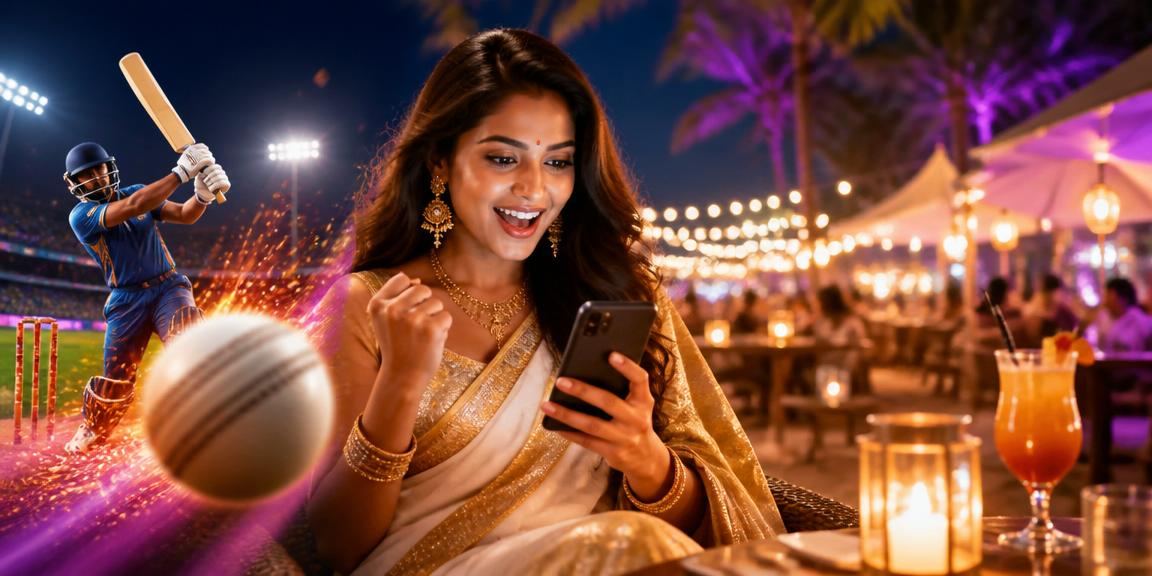 Cricket betting fans in Goa enjoying live match
